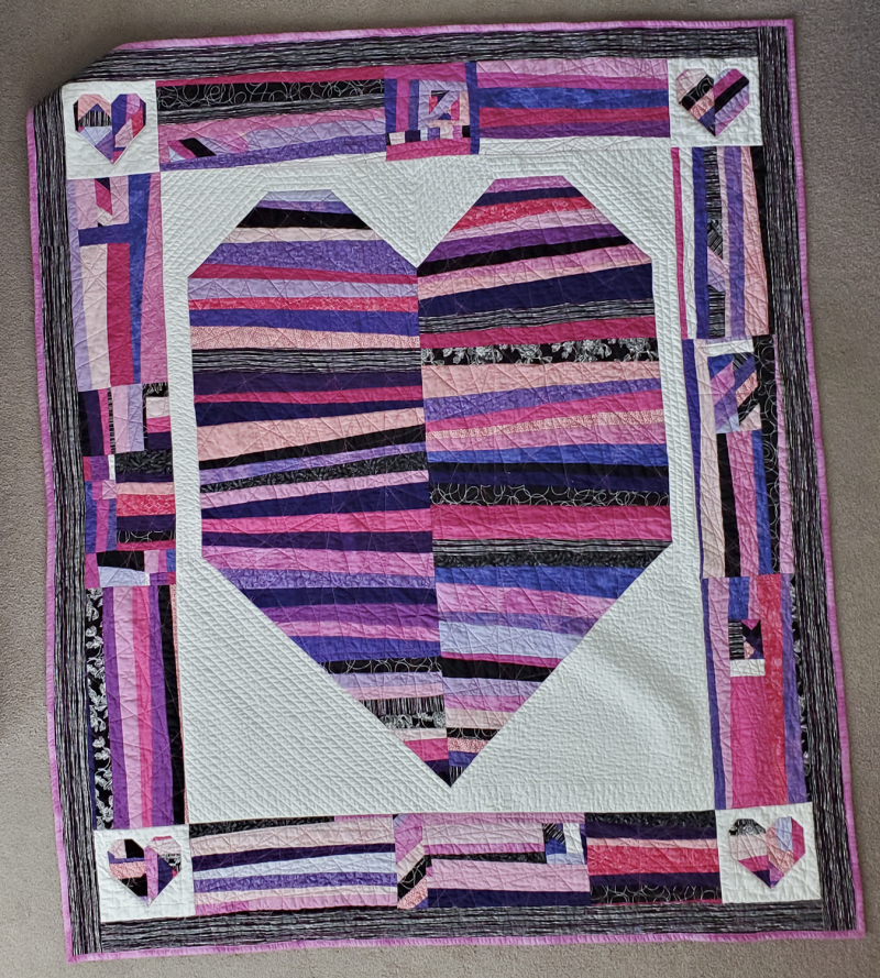 Hearts like crazy paving finished Hearts like crazy paving finished